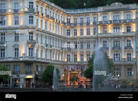 Czech Republic, Karlovy Vary, Grandhotel Pupp Stock Photo - Alamy