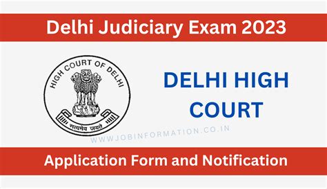 Delhi Judiciary Exam Notice Pdf Release Apply Online For Various