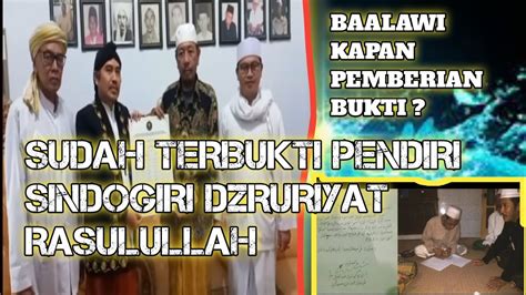 Terbukti Pendiri Sindo Giri Adalah Dzuriyat Nabi Baalawi Kapan