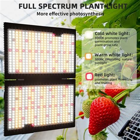 WAKYME J 2000W LED Grow Light Dimmable 4x4ft Sunlike Full Spectrum