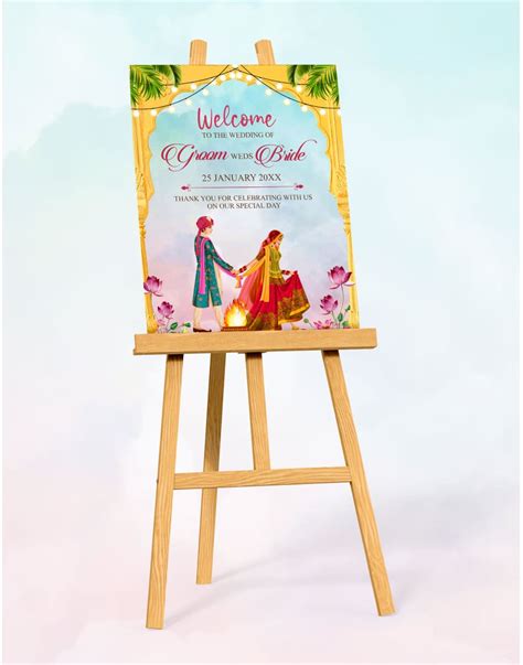 Wedding Signage Board Design