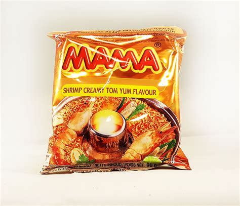 Mama Shrimp Creamy Tom Yum Flavour Noodles 90g Packet Noodles