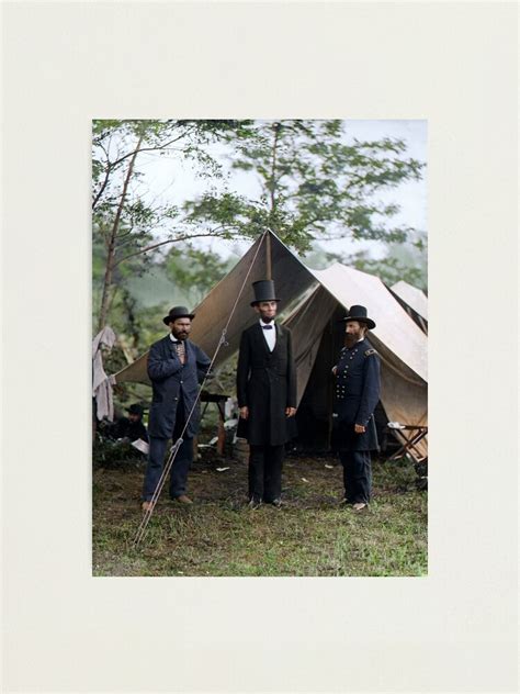 Battle Of Antietam Md Allan Pinkerton President Lincoln And Maj