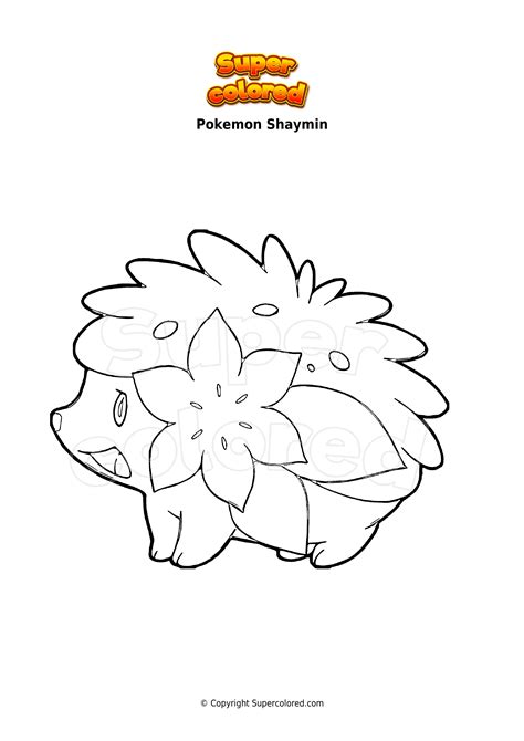 Disegno Da Colorare Pokemon Shaymin Supercolored The Best Porn Website