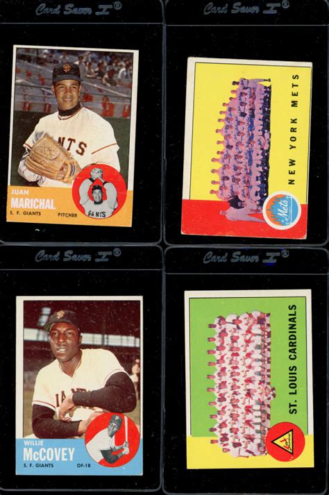 1963 TOPPS BASEBALL COMPLETE SET BREAK Mystery BOX 7 CARDS PER BOX