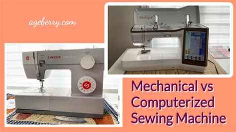 Mechanical vs Computerized Sewing Machine