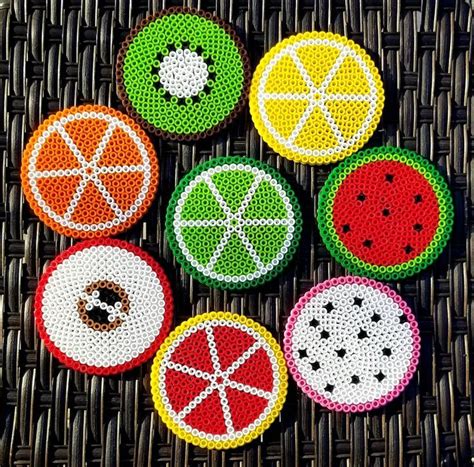 Perler Bead Fruit Patterns