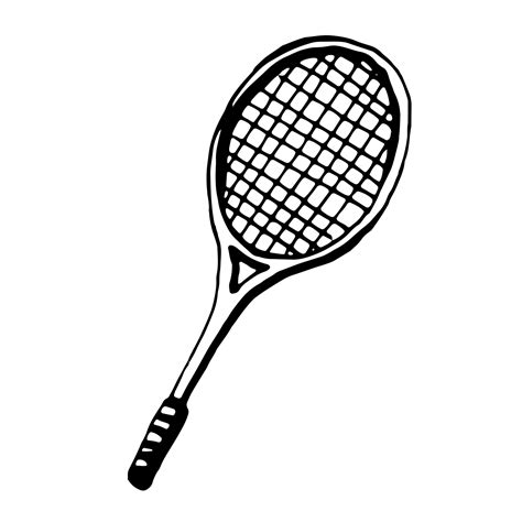 Tennis racket. Vector clipart 23018889 Vector Art at Vecteezy