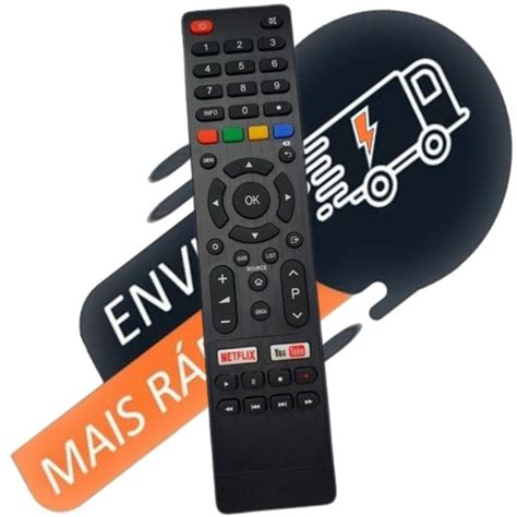 Controle Para Tv Philco Smart Teclas Netflix Youtube Shopee Brasil