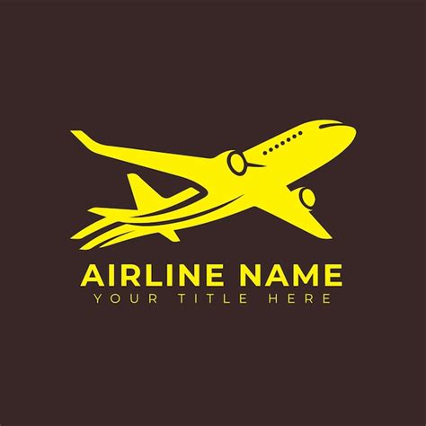 Premium Vector | Airline company logo design Vector illustration