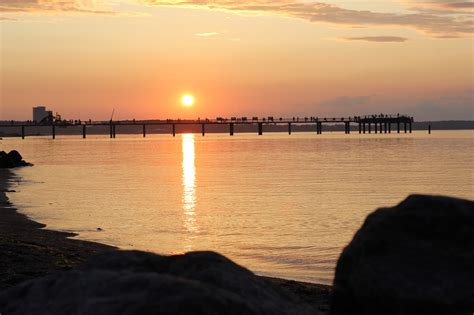 Atardecer Playa Mar B Ltico Foto Gratis En Pixabay Pixabay