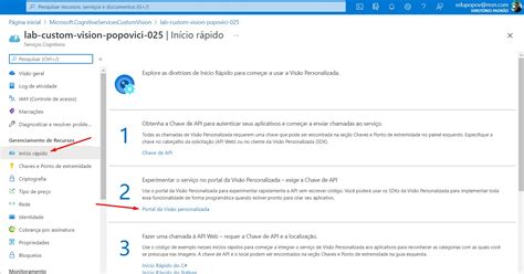 Eduardo Popovici Tutorial Passo A Passo Do Azure Custom Vision