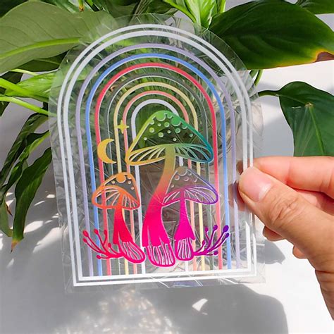 Colorful Suncatcher Rainbow Static Glass Sticker Anti Collision Window