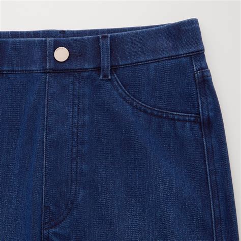 Ultra Stretch High Rise Denim Leggings Uniqlo Uk