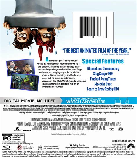 Flushed Away Phe Blu Ray Back Cover By Smashupmashups On Deviantart