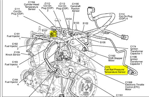 2004 Ford 4 0 Fuel Rail Pressure Sensor - Wiring Diagram And Fuse Box