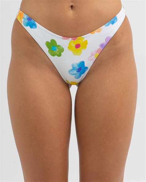 Shop Topanga Love Bug High Cut Bikini Bottom In Multi Fast Shipping