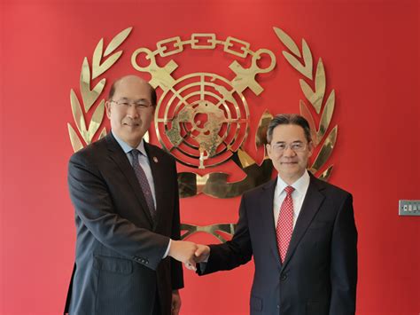 China S Ambassador To The Uk Meets Imo Secretary General