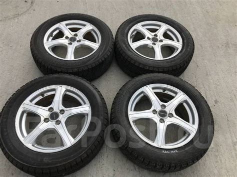 205/60 R16 Bridgestone VRX литые диски 4х100 (K24-1602) - Колёса в Находке