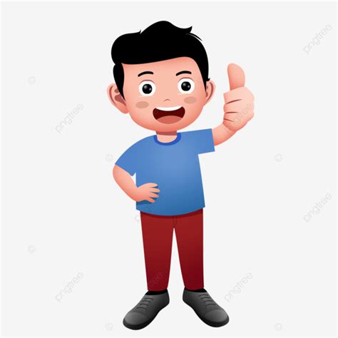 Happy Kid Thumb Up Kid Thumb Up Thumbs Up Png Transparent Clipart