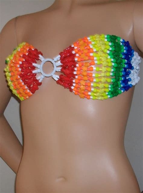 Rainbow Star Kandi Bikini Top By KandiToYBoX Kandi Photos On Kandi