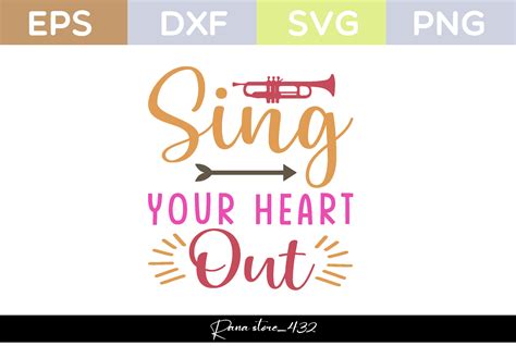 Sing Your Heart Out Graphic By Ranastore Creative Fabrica