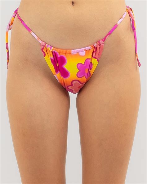 Shop Topanga Sundae Itsy Bikini Bottom In Pink Multi Fast Shipping