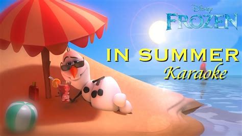 In Summer Karaoke Frozen Youtube