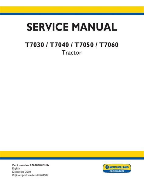 Manual De Servi O Pdf Do Trator New Holland T T T T