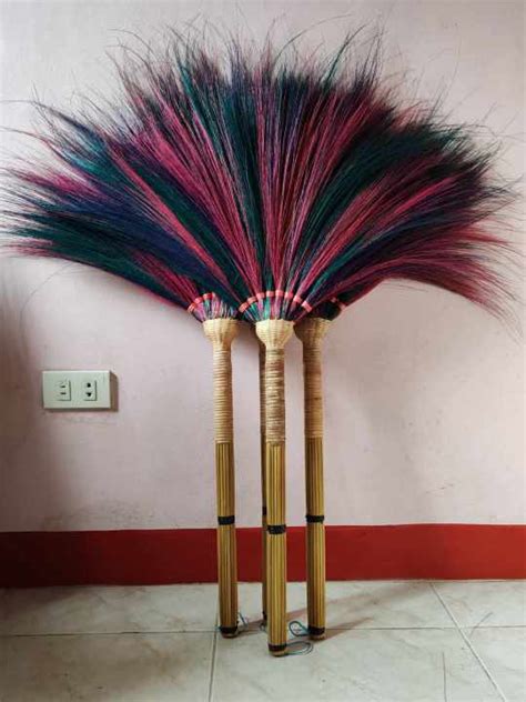 Rainbow 8 Finger Soft Broom Walis Tambo Makapal Matibay With Cartex