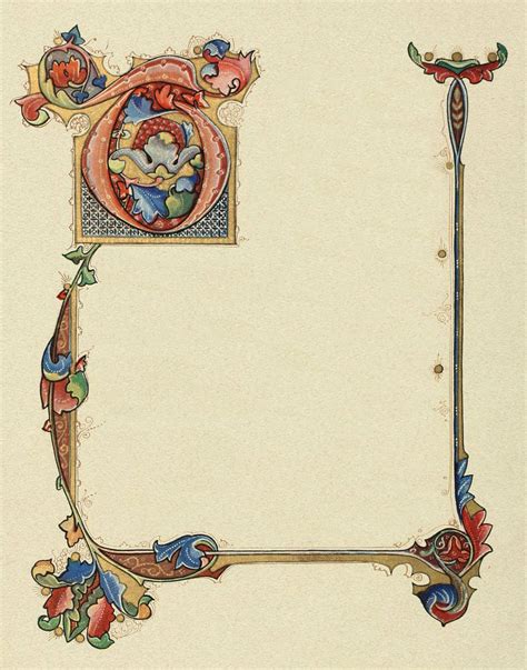 25 best ideas for coloring | Illuminated Manuscript Borders