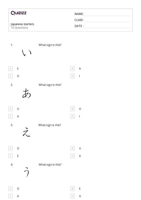 50 Japanese Worksheets For 7th Grade On Quizizz Free And Printable