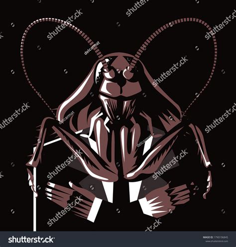 Metamorphosis Cockroach Insect Monster Man Stock Vector (Royalty Free ...