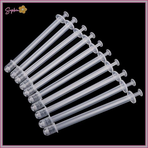 UVIGM 10Pcs Disposable Vaginal Suppository Applicator Lubricant Injector Lube Anal Nasal Cavity