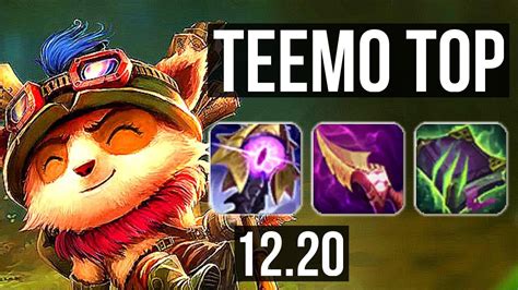 TEEMO Vs RENEKTON TOP 900 Games 5 2 6 800K Mastery KR Diamond