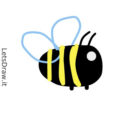 How To Draw Bee Ixzzpdquw Png Letsdrawit