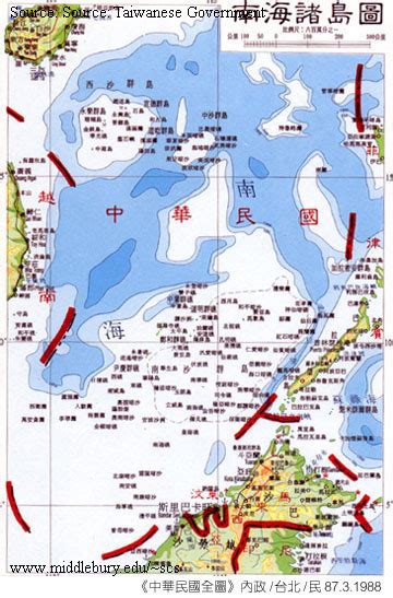 9 Dash Line Map Taiwan The South China Sea