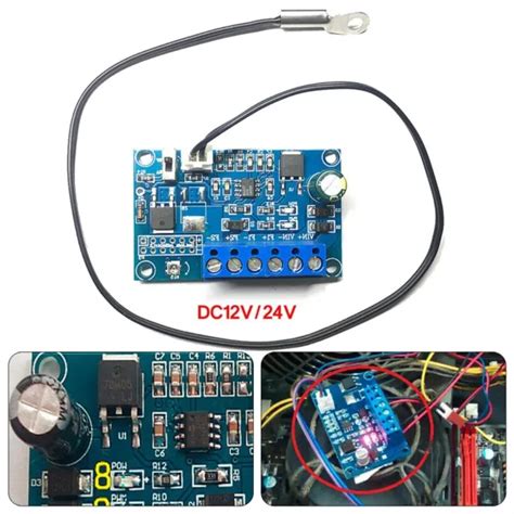 CONTR LEUR DE VITESSE Efficace 2 Voies 4A PWM Pour Ventilateurs DC EUR