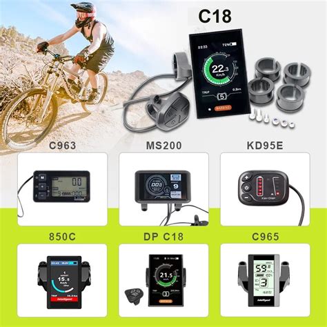 50K Electric Bike TFT Display DPC18 P850C C965 100S Display For Bafang