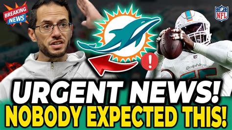 🔴breaking News This Surprised All The Fans Miami Dolphins News Today