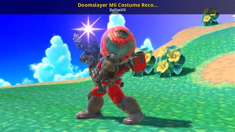 Doomslayer Mii Costume Recolor Modpack Super Smash Bros Ultimate