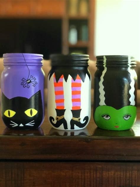 Diy Mason Jar Halloween Crafts Prudent Penny Pincher