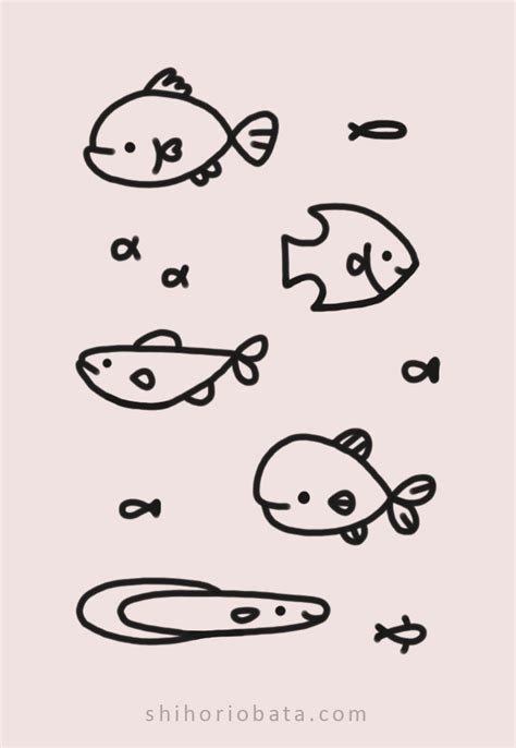 20 easy fish drawing ideas – Artofit