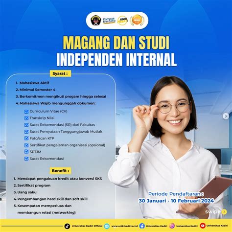 Pendaftaran Magang Dan Studi Independent Bersertifikat Msib Internal