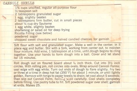 A couple of old timey recipes ‹ Scott Edelman