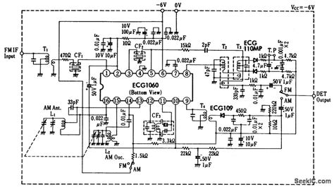 AM Receiver Front End With AM FM IF Amplifier Detector Circuit Signal