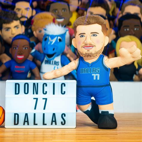 Dallas Mavericks Luka Doncic 10 Plush Figure Bleacher Creatures