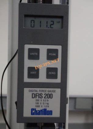 Chatillon Tcd Ss Lbf Kn Motorized Test Stand With Dfis