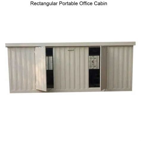 Mild Steel Rectangular Portable Office Cabin At Rs 1200 Sq Ft In Jaipur