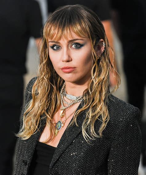 Miley Cyrus Long Hair Bangs